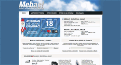 Desktop Screenshot of mebac.com.ar