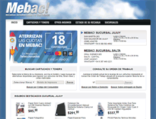 Tablet Screenshot of mebac.com.ar